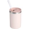 Stanley Everyday Can Cooler Cup 10 oz | Beer, Seltzers, Soda, and Energy Drinks | Doubles as Tumbler | Insulated Stainless Steel Drink Holder | BPA-Free | Rose Quartz