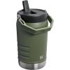 Stanley IceFlow 2.0 Flip Straw Jug with Handle 40 oz | Twist On Lid and Flip Up Straw | Leakproof for Travel and Sports | Insulated Stainless Steel | BPA-Free | Dried Pine