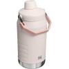 Stanley IceFlow Fast Flow Jug with Handle 64 oz | Twist On Angled Spout Lid | Leakproof for Travel and Sports | Insulated Stainless Steel | BPA-Free | Rose Quartz
