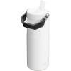 Stanley IceFlow Flip Straw 2.0 Water Bottle 24 OZ | Built-In Straw with Larger Opening | Lightweight & Leak-Resistant | Insulated Stainless Steel | BPA-Free | Blue Sky(Chalk)