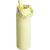 Stanley IceFlow Flip Straw 2.0 Water Bottle 24 OZ | Built-In Straw with Larger Opening | Lightweight & Leak-Resistant | Insulated Stainless Steel | BPA-Free | Blue Sky(Pomelo)