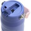 Stanley IceFlow Flip Straw 2.0 Water Bottle 24 OZ | Built-In Straw with Larger Opening | Lightweight & Leak-Resistant | Insulated Stainless Steel | BPA-Free | Blue Sky(Exclusive Lupine)