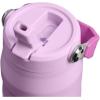 Stanley IceFlow Flip Straw 2.0 Water Bottle 24 OZ | Built-In Straw with Larger Opening | Lightweight & Leak-Resistant | Insulated Stainless Steel | BPA-Free | Blue Sky(Soft Orchid)
