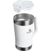 Stanley Stay-Chill Pitcher 64 oz | Cold Water, Beer, and Drink Pitcher with Lid | Large Capacity Durable Beverage Container with Handle | Insulated Stainless Steel | BPA-Free(Frost)