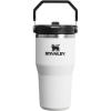 STANLEY IceFlow 2.0 Flip Straw Tumbler with Handle 14 oz | Twist On Lid and Flip Up Straw | Leakproof Water Bottle | Insulated Stainless Steel | BPA-Free | Ash(Chalk)