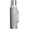 Stanley Classic Legendary Vacuum Bottle 1.1 qt | Wide Mouth with Leakproof Cup Lid | Keep Drinks Hot or Cold | Packable for Travel | Insulated Stainless Steel Thermos | BPA-Free | Hammertone Ash