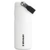 Stanley IceFlow Flip Straw 2.0 Water Bottle 24 OZ | Built-In Straw with Larger Opening | Lightweight & Leak-Resistant | Insulated Stainless Steel | BPA-Free | Blue Sky(Chalk)
