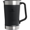 Stanley Stay-Chill Pitcher 64 oz | Cold Water, Beer, and Drink Pitcher with Lid | Large Capacity Durable Beverage Container with Handle | Insulated Stainless Steel | BPA-Free(Black 2.0)