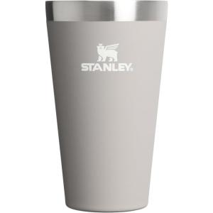 STANLEY Adventure Stacking Beer Pint Glass | Stackable Drinking Cup for Cold Beverages | Dishwasher Safe | Insulated Stainless Steel Tumbler | BPA-Free(Ash)