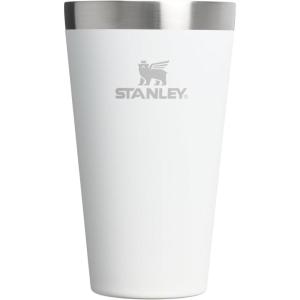 STANLEY Adventure Stacking Beer Pint Glass | Stackable Drinking Cup for Cold Beverages | Dishwasher Safe | Insulated Stainless Steel Tumbler | BPA-Free(Frost)