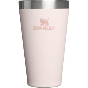 STANLEY Adventure Stacking Beer Pint Glass | Stackable Drinking Cup for Cold Beverages | Dishwasher Safe | Insulated Stainless Steel Tumbler | BPA-Free(Rose Quartz)