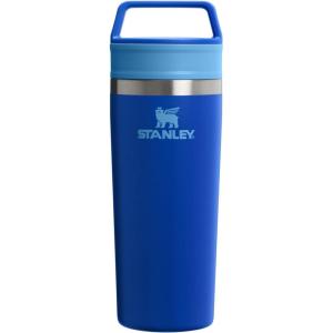 STANLEY Cafe To Go Travel Mug 16 oz | Leakproof Two-Part Drink Through Lid | Tumbler Cup for Coffee, Tea and Drinks | Insulated Stainless Steel Coffee Mug | BPA-Free | Cobalt