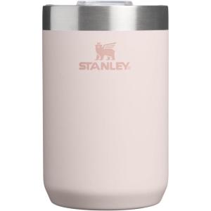 STANLEY Everyday Camp Cup 12 oz | Drink Through Lid | Cup for Coffee, Tea and Drinks | Insulated Stainless Steel | BPA-Free(Rose Quartz)