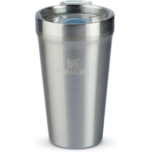 STANLEY Everyday Tumbler | Press Fit Drink Through Lid | Beverage, Coffee, and Cocktail Cup | Insulated Stainless Steel Wine Glass | BPA-Free(Steel Shimmer)