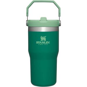 STANLEY IceFlow 2.0 Flip Straw Tumbler with Handle 14 oz | Twist On Lid and Flip Up Straw | Leakproof Water Bottle | Insulated Stainless Steel | BPA-Free | Ash(Alpine)