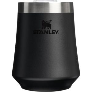 STANLEY Reserve Wine Tumbler | 11 oz Stainless Steel Travel Mug For Wine, Cocktails, Soda | Keeps Drinks Cold for Hours | BPA-Free | Black 2.0(Black 2.0)