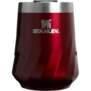 STANLEY Reserve Wine Tumbler | 11 oz Stainless Steel Travel Mug For Wine, Cocktails, Soda | Keeps Drinks Cold for Hours | BPA-Free | Black 2.0(Garnet Shine)