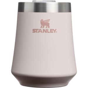 STANLEY Reserve Wine Tumbler | 11 oz Stainless Steel Travel Mug For Wine, Cocktails, Soda | Keeps Drinks Cold for Hours | BPA-Free | Black 2.0(Rose Quartz)