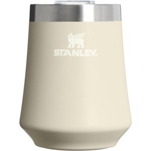 STANLEY Reserve Wine Tumbler | 11 oz Stainless Steel Travel Mug For Wine, Cocktails, Soda | Keeps Drinks Cold for Hours | BPA-Free | Black 2.0(Toasted Almond)