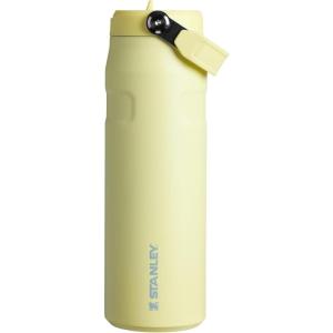 Stanley IceFlow Flip Straw 2.0 Water Bottle 24 OZ | Built-In Straw with Larger Opening | Lightweight & Leak-Resistant | Insulated Stainless Steel | BPA-Free | Blue Sky(Pomelo)