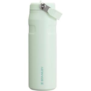 Stanley IceFlow Flip Straw 2.0 Water Bottle 24 OZ | Built-In Straw with Larger Opening | Lightweight & Leak-Resistant | Insulated Stainless Steel | BPA-Free | Blue Sky(Mist)