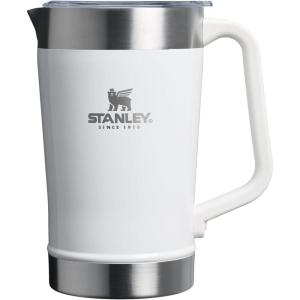 Stanley Stay-Chill Pitcher 64 oz | Cold Water, Beer, and Drink Pitcher with Lid | Large Capacity Durable Beverage Container with Handle | Insulated Stainless Steel | BPA-Free(Frost)