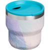 STANLEY Stay-Hot Stacking Camp Cup 10 oz | Press In Drink Through Lid | Cup for Coffee, Tea and Drinks | Insulated Stainless Steel Coffee Mug | BPA-Free(Sea Glass Plume)