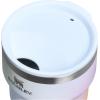 STANLEY Stay-Hot Stacking Camp Cup 10 oz | Press In Drink Through Lid | Cup for Coffee, Tea and Drinks | Insulated Stainless Steel Coffee Mug | BPA-Free(Sunrise Spiral)