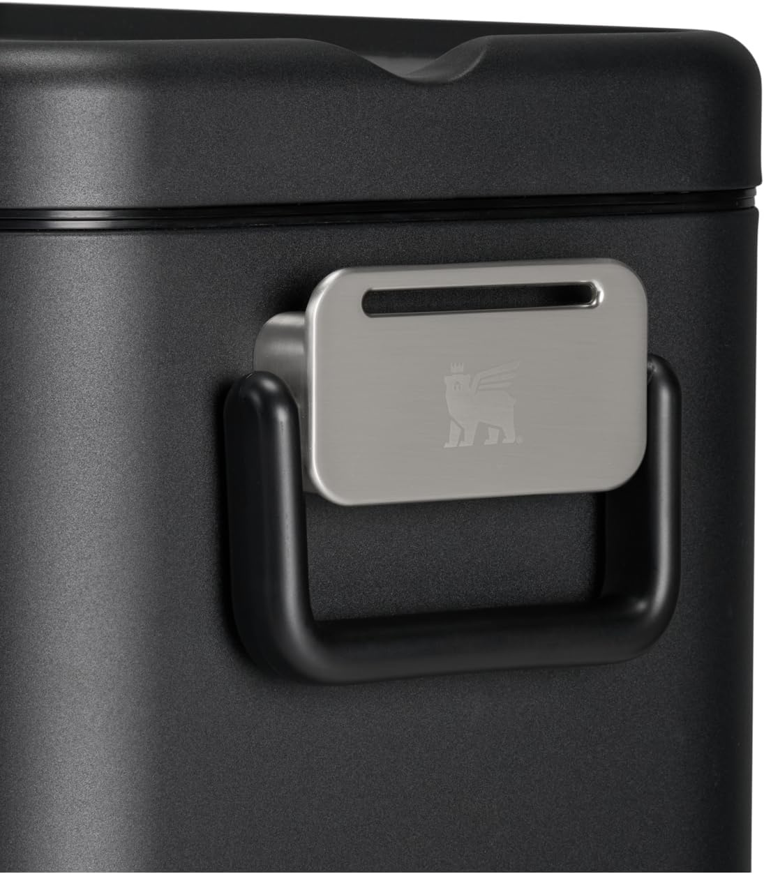 imageSTANLEY Lifted Spirits Stainless Steel Cooler Vacuum Insulated Hard Cooler Leakproof VaultSeal Latch Premium 188 Recycled Stainless Steel BPAFreeBlack