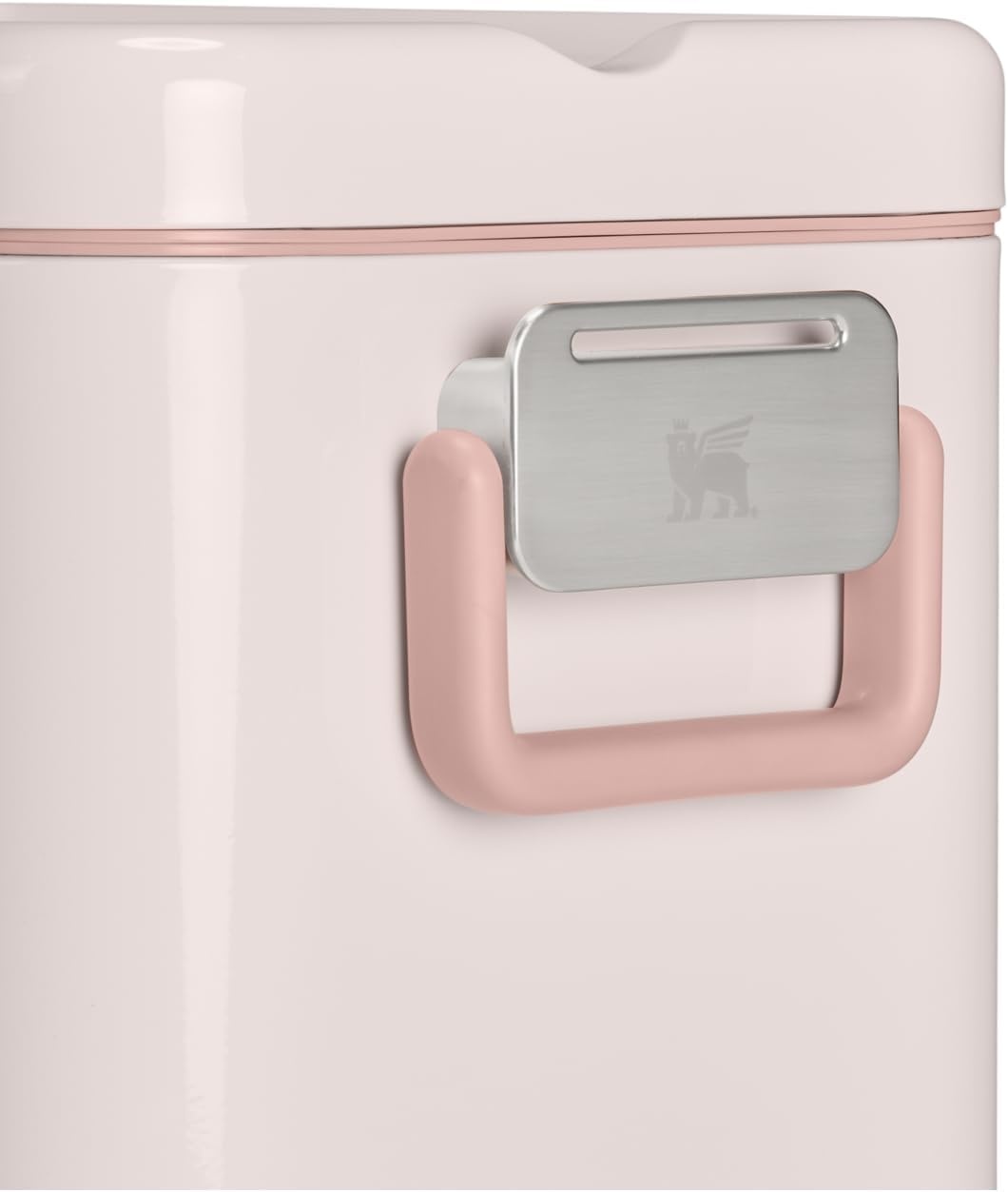 imageSTANLEY Lifted Spirits Stainless Steel Cooler Vacuum Insulated Hard Cooler Leakproof VaultSeal Latch Premium 188 Recycled Stainless Steel BPAFreeRose Quartz Gloss