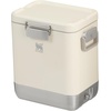 STANLEY Lifted Spirits™ Stainless Steel Cooler | Vacuum Insulated Hard Cooler | Leakproof VaultSeal™ Latch | Premium 18/8 Recycled Stainless Steel | BPA-Free(Cream Gloss)