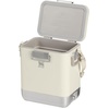 STANLEY Lifted Spirits™ Stainless Steel Cooler | Vacuum Insulated Hard Cooler | Leakproof VaultSeal™ Latch | Premium 18/8 Recycled Stainless Steel | BPA-Free(Cream Gloss)