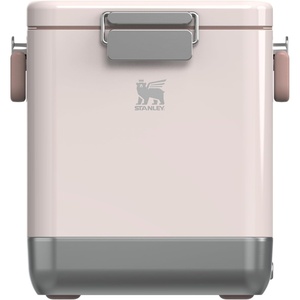 STANLEY Lifted Spirits™ Stainless Steel Cooler | Vacuum Insulated Hard Cooler | Leakproof VaultSeal™ Latch | Premium 18/8 Recycled Stainless Steel | BPA-Free(Rose Quartz Gloss)