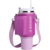 STANLEY All Day Quencher Carry All for 40 oz Tumbler with Handle | Crossbody Bag with Phone Holder Pocket, Card Sleeve & Detachable Strap | Water Bottle Carrier Bag | BPA-Free | Dark Blossom