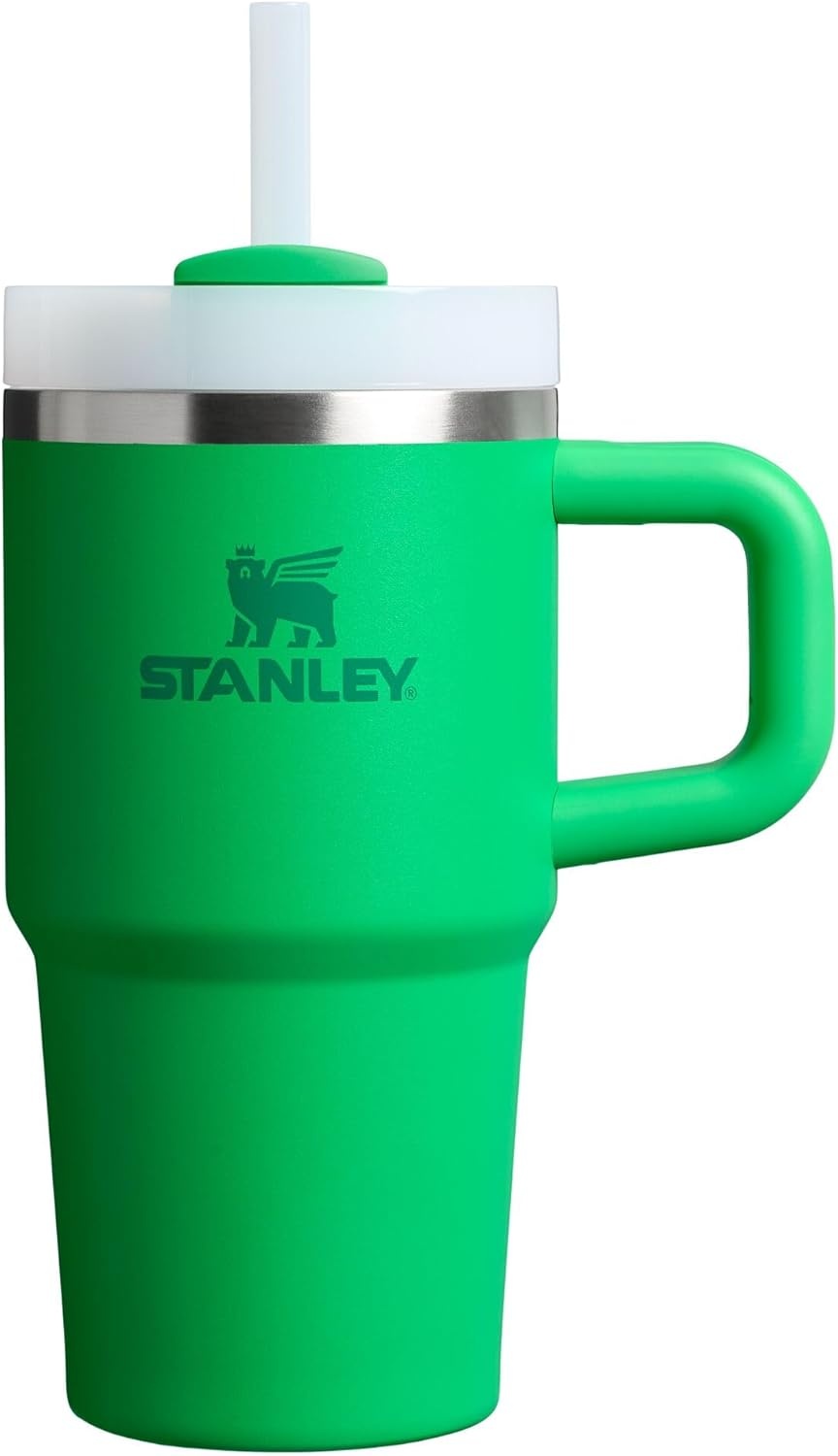 image:imageSTANLEY Quencher H20 Tumbler with Handle and Straw 40 oz Flowstate 3Position Lid Cup Holder Compatible for Travel Insulated Stainless Steel Cup BPAFree Chili Red FireworksMeadow