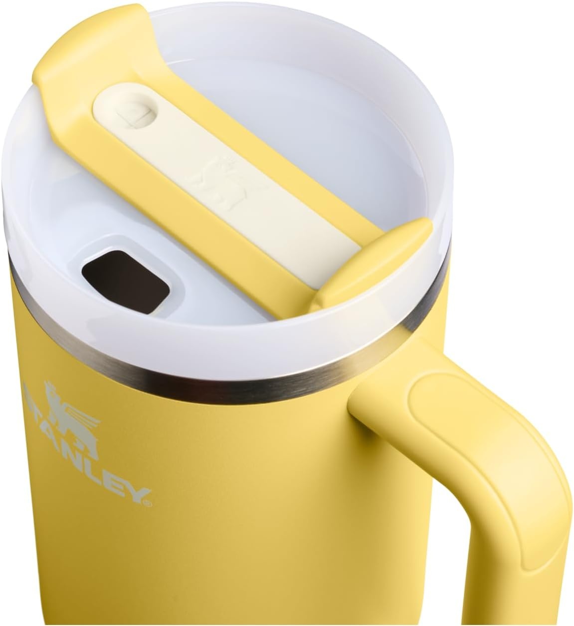 image:imageSTANLEY Quencher H20 Tumbler with Handle and Straw 40 oz Flowstate 3Position Lid Cup Holder Compatible for Travel Insulated Stainless Steel Cup BPAFree Chili Red FireworksDaffodil
