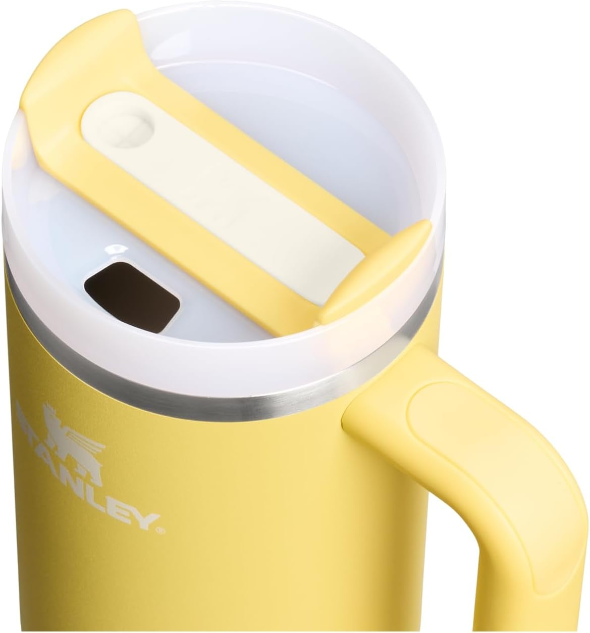 image:imageSTANLEY Quencher H20 Tumbler with Handle and Straw 40 oz Flowstate 3Position Lid Cup Holder Compatible for Travel Insulated Stainless Steel Cup BPAFree Chili Red FireworksDaffodil