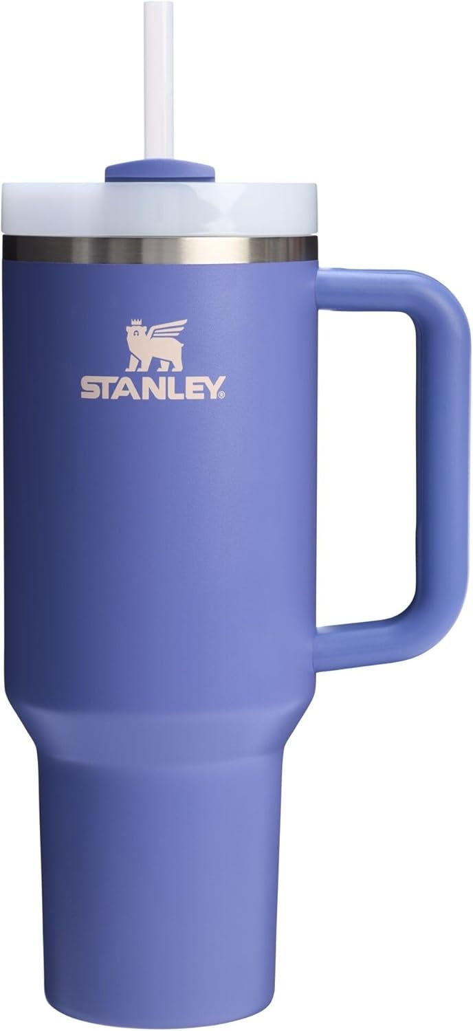 image:imageSTANLEY Quencher H20 Tumbler with Handle and Straw 40 oz Flowstate 3Position Lid Cup Holder Compatible for Travel Insulated Stainless Steel Cup BPAFree Chili Red FireworksExclusive Lupine