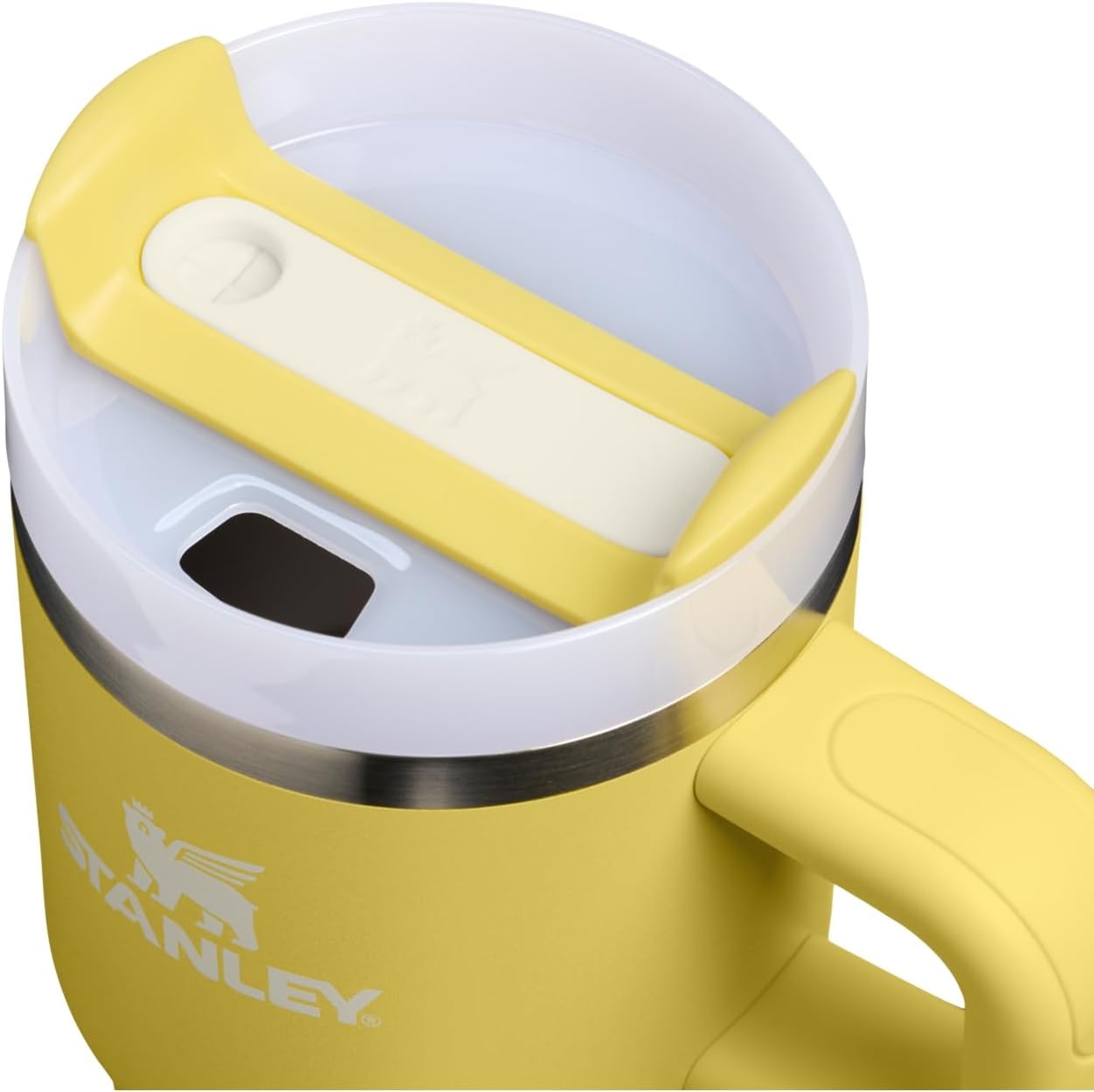 image:imageSTANLEY Quencher H20 Tumbler with Handle and Straw 40 oz Flowstate 3Position Lid Cup Holder Compatible for Travel Insulated Stainless Steel Cup BPAFree Chili Red FireworksDaffodil
