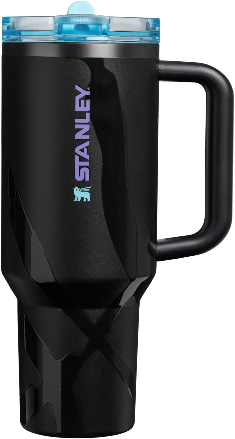 image:imageSTANLEY Quencher ProTour Flip Straw Tumbler with Leakproof Lid 30 oz Builtin Straw and Handle Cup Holder Compatible for Travel insulated Stainless Steel Cup BPAFree Team Light Blue WhiteCaitlin Clark Blacktop