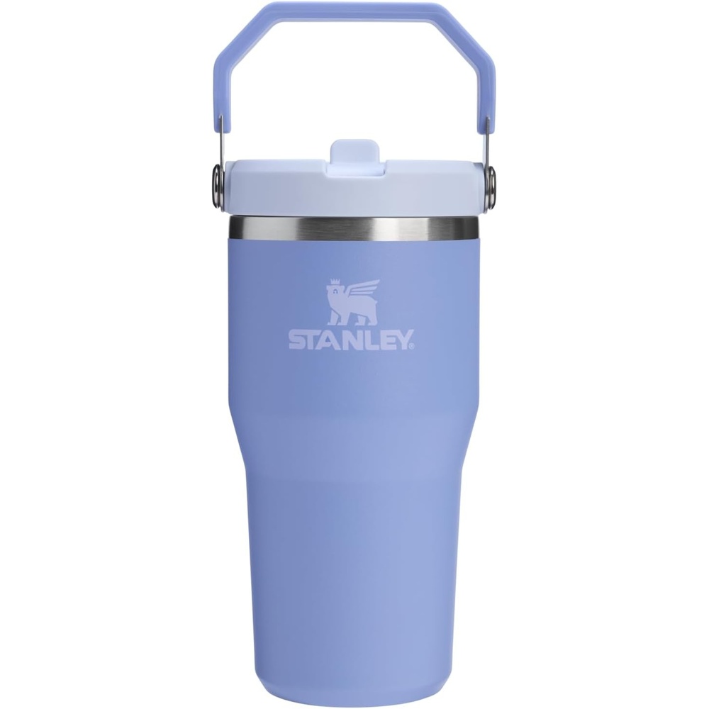 image:imageSTANLEY IceFlow 20 Flip Straw Tumbler with Handle 30 oz Twist On Lid and Flip Up Straw Leak Resistant Water Bottle Insulated Stainless Steel BPAFree Team Dark Green RedHydrangea