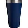 STANLEY Adventure Stacking Beer Pint Glass, 16 oz | Stackable Drinking Cup for Cold Beverages | Dishwasher Safe | Insulated Stainless Steel Tumbler | BPA-Free | Team Navy Red