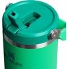 STANLEY IceFlow 2.0 Flip Straw Tumbler with Handle, 30 oz | Twist On Lid and Flip Up Straw | Leak Resistant Water Bottle | Insulated Stainless Steel | BPA-Free | Team Dark Green Red(Meadow)