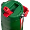 STANLEY IceFlow Flip Straw 2.0 Water Bottle, 24 oz | Built-In Straw with Larger Opening | Lightweight and Leak Resistant | Insulated Stainless Steel | BPA-Free | Team Dark Green Red