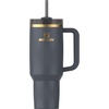 STANLEY Quencher H2.0 Tumbler with Handle and Straw 40 oz | Flowstate 3-Position Lid | Cup Holder Compatible for Travel | Insulated Stainless Steel Cup | BPA-Free | Chili Red Fireworks(Fluted Twilight)