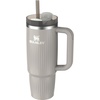 STANLEY Quencher H2.0 Tumbler with Handle and Straw 40 oz | Flowstate 3-Position Lid | Cup Holder Compatible for Travel | Insulated Stainless Steel Cup | BPA-Free | Chili Red Fireworks(Fluted Ash Gloss)