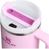 STANLEY Quencher H2.0 Tumbler with Handle and Straw 40 oz | Flowstate 3-Position Lid | Cup Holder Compatible for Travel | Insulated Stainless Steel Cup | BPA-Free | Chili Red Fireworks(Cherry Blossom)