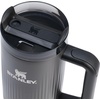 STANLEY Quencher H2.0 Tumbler with Handle and Straw 40 oz | Flowstate 3-Position Lid | Cup Holder Compatible for Travel | Insulated Stainless Steel Cup | BPA-Free | Chili Red Fireworks(Fluted Black)