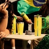 STANLEY Quencher ProTour Flip Straw Tumbler with Leakproof Lid, 30 oz | Built-in Straw and Handle | Cup Holder Compatible for Travel | insulated Stainless Steel Cup | BPA-Free | Team Light Blue White(Team Yellow Green)
