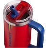 STANLEY Quencher ProTour Flip Straw Tumbler with Leakproof Lid, 30 oz | Built-in Straw and Handle | Cup Holder Compatible for Travel | insulated Stainless Steel Cup | BPA-Free | Team Light Blue White(Team Red Dark Blue)